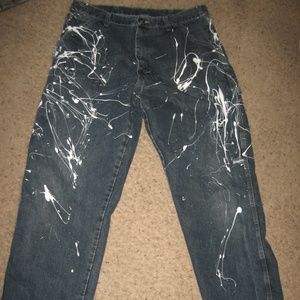 Wrangler Carpenter Jeans w/Paint Splatter 34/32